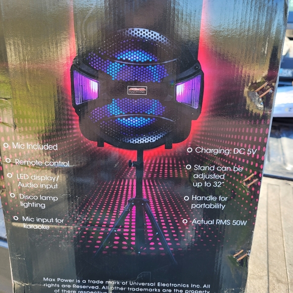 Max Power Ultra 12 karoke music system - Picture 2 of 5